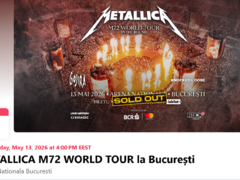 Vand 4 bilete la concertul Metallica, la Loje, cu catering si open bar incl